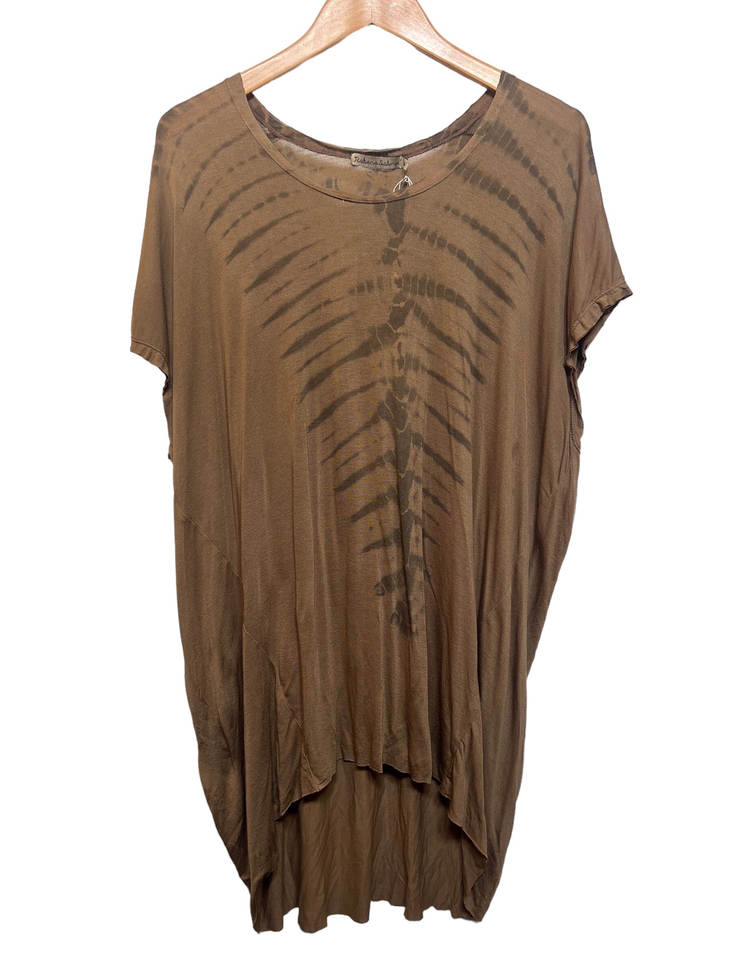 Rabena Saloner Brown Beach Top (Size L)