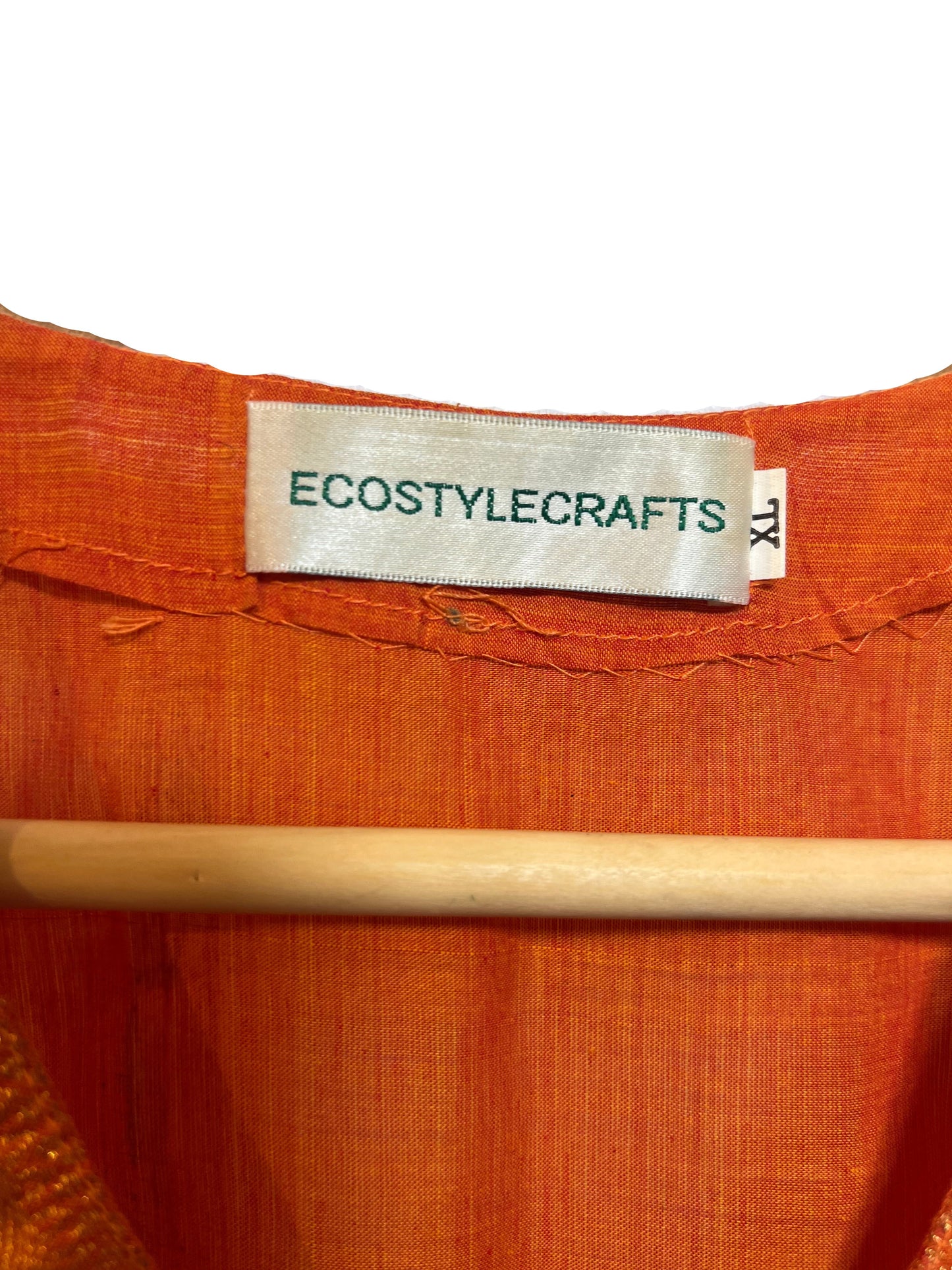 Ecostylecrafts Women's Orange Top (Size XL)