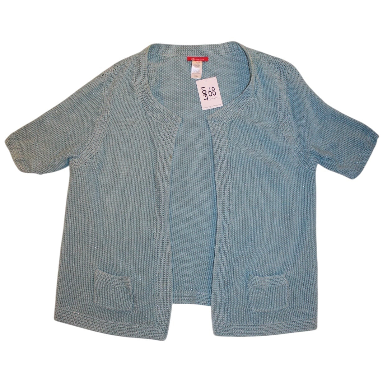 Anne Klein Knitted Womens Cardigan (Size L)