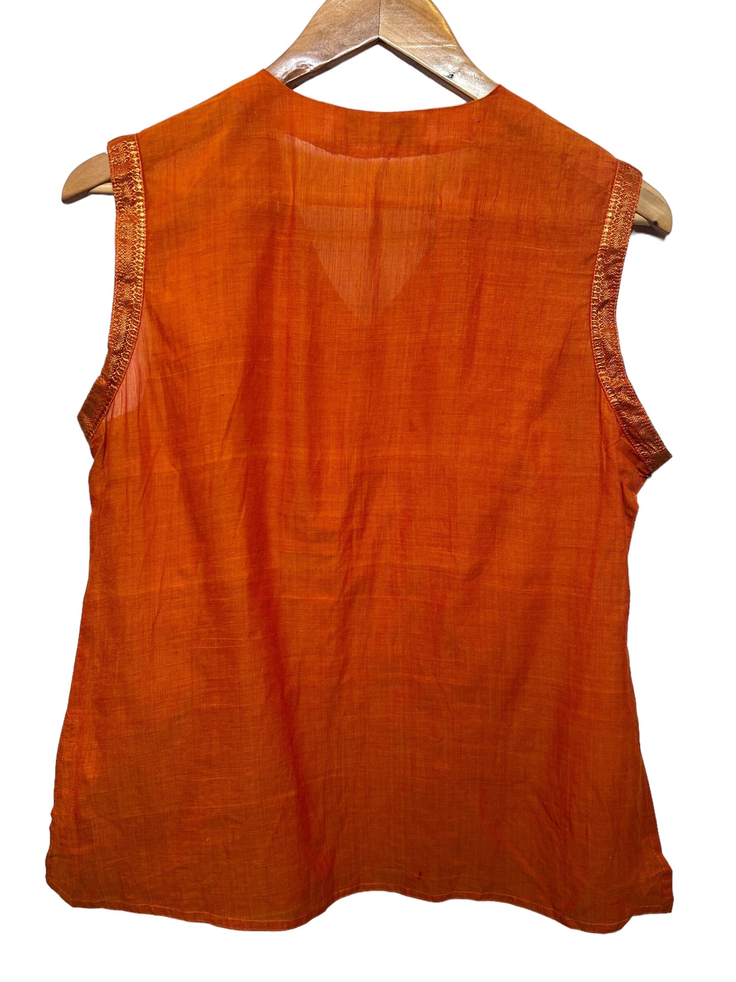 Ecostylecrafts Women's Orange Top (Size XL)