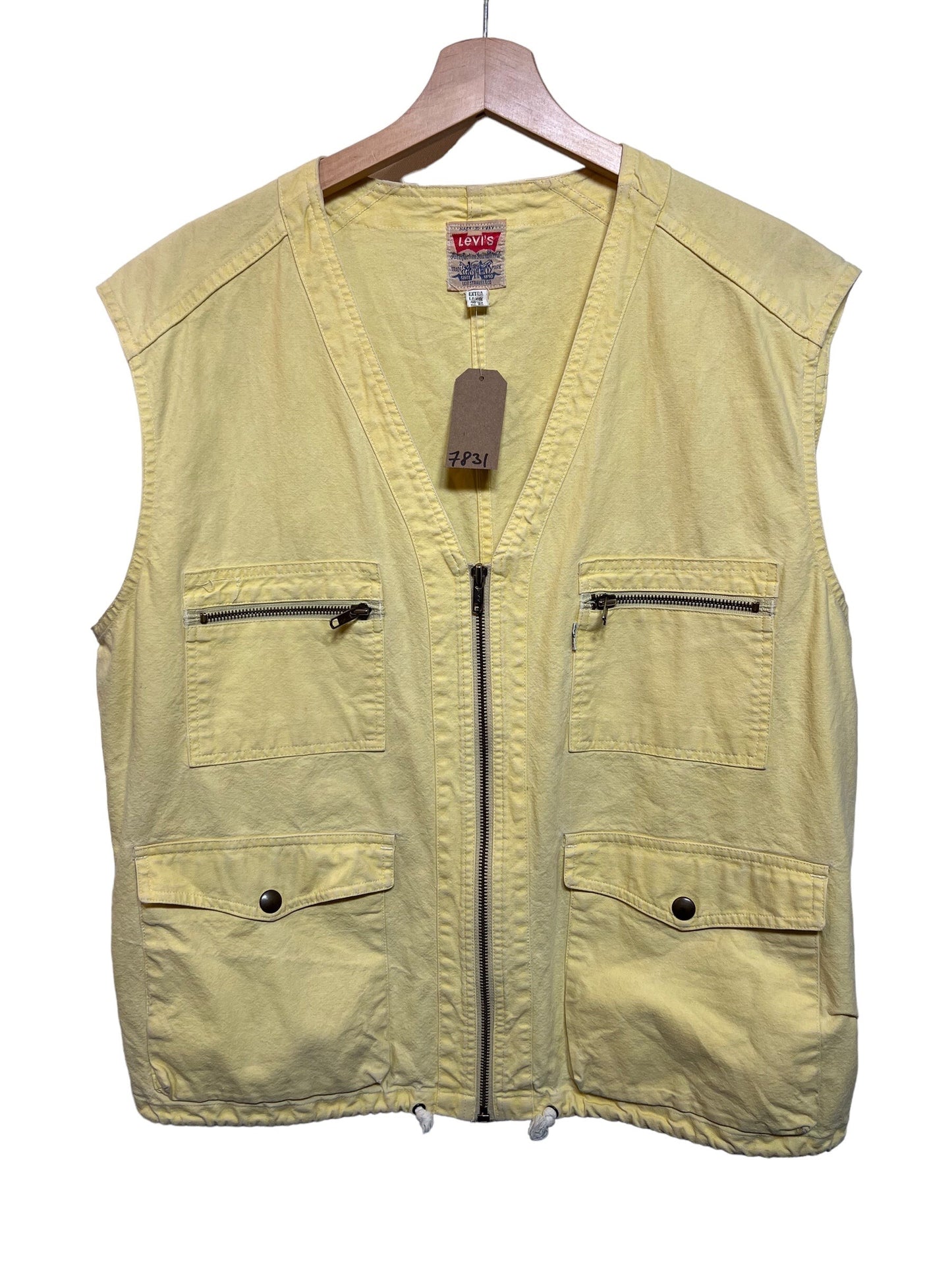 Levi's Yellow Utility Vest (Size XL)