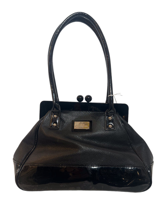 Lulu By Lulu Guinness Black Leather Frame Bag