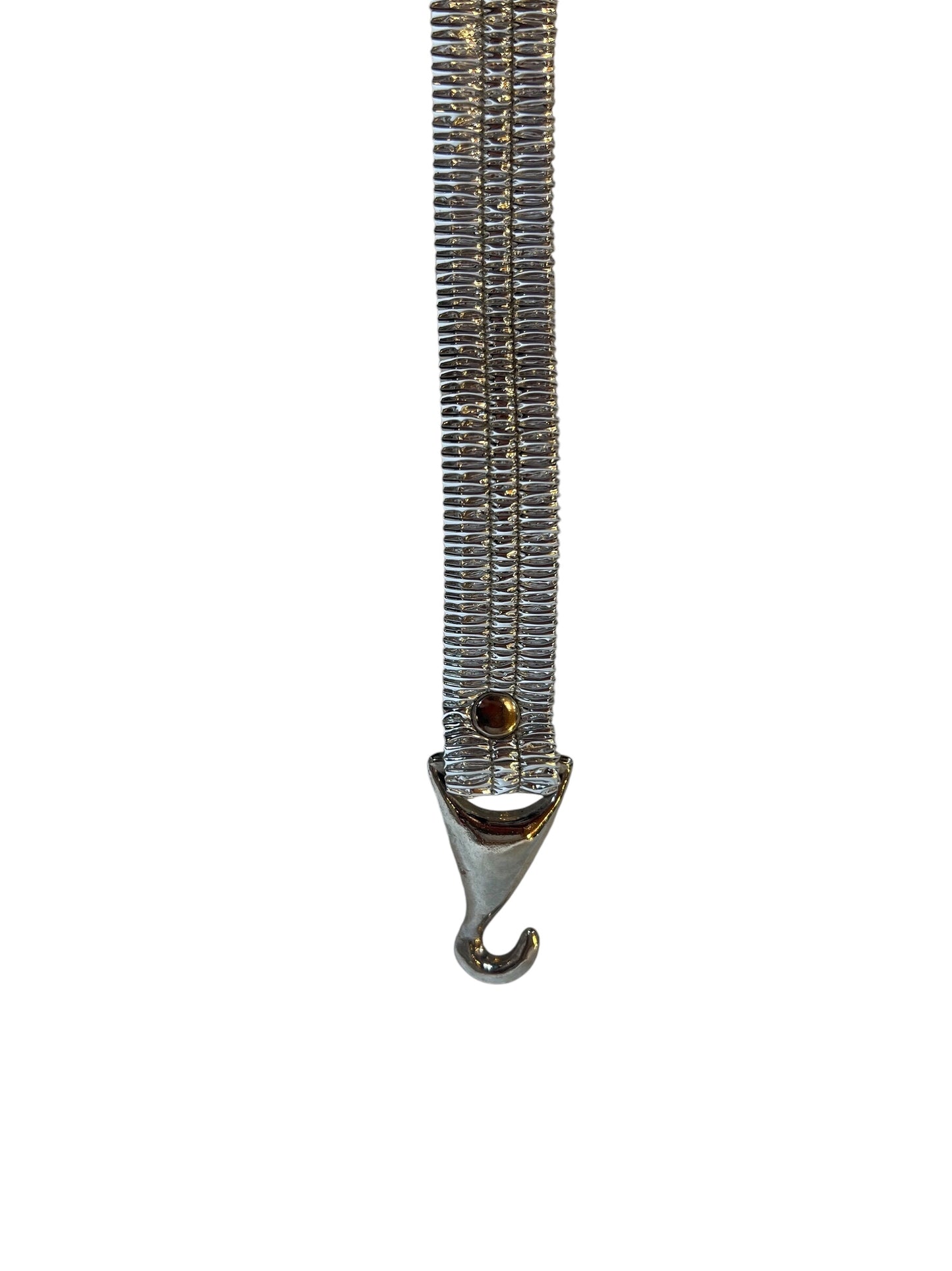 Silver Elasticated Belt