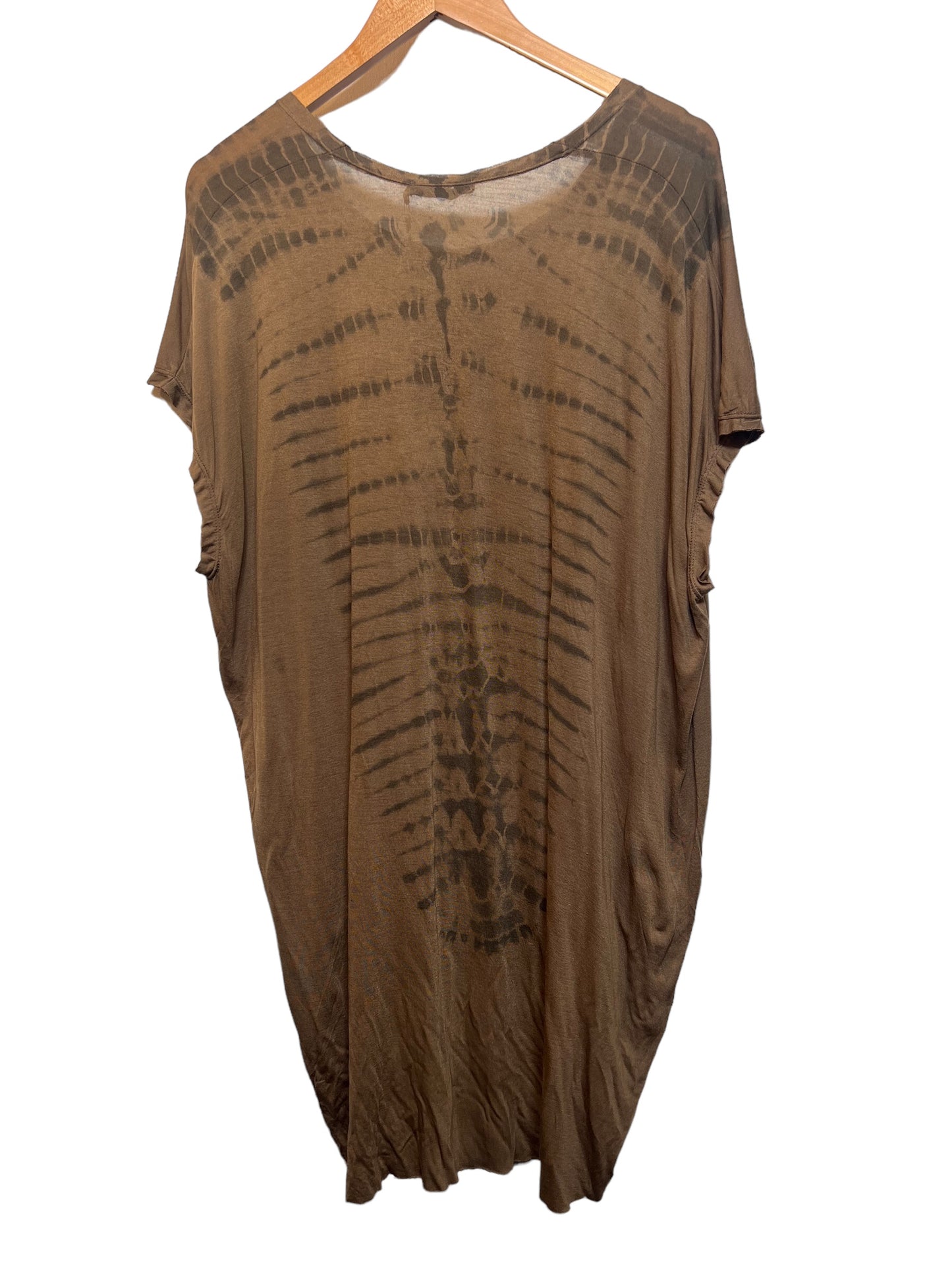 Rabena Saloner Brown Beach Top (Size L)