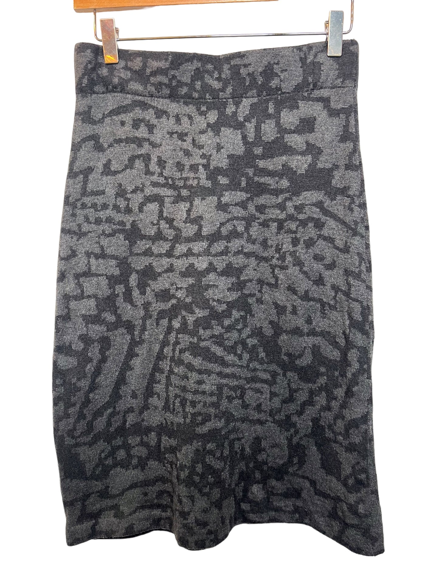 Intown Grey Patterned Skirt (Size S)