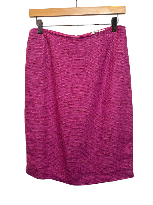 Marella Women’s Pink Linen Skirt (Size L)