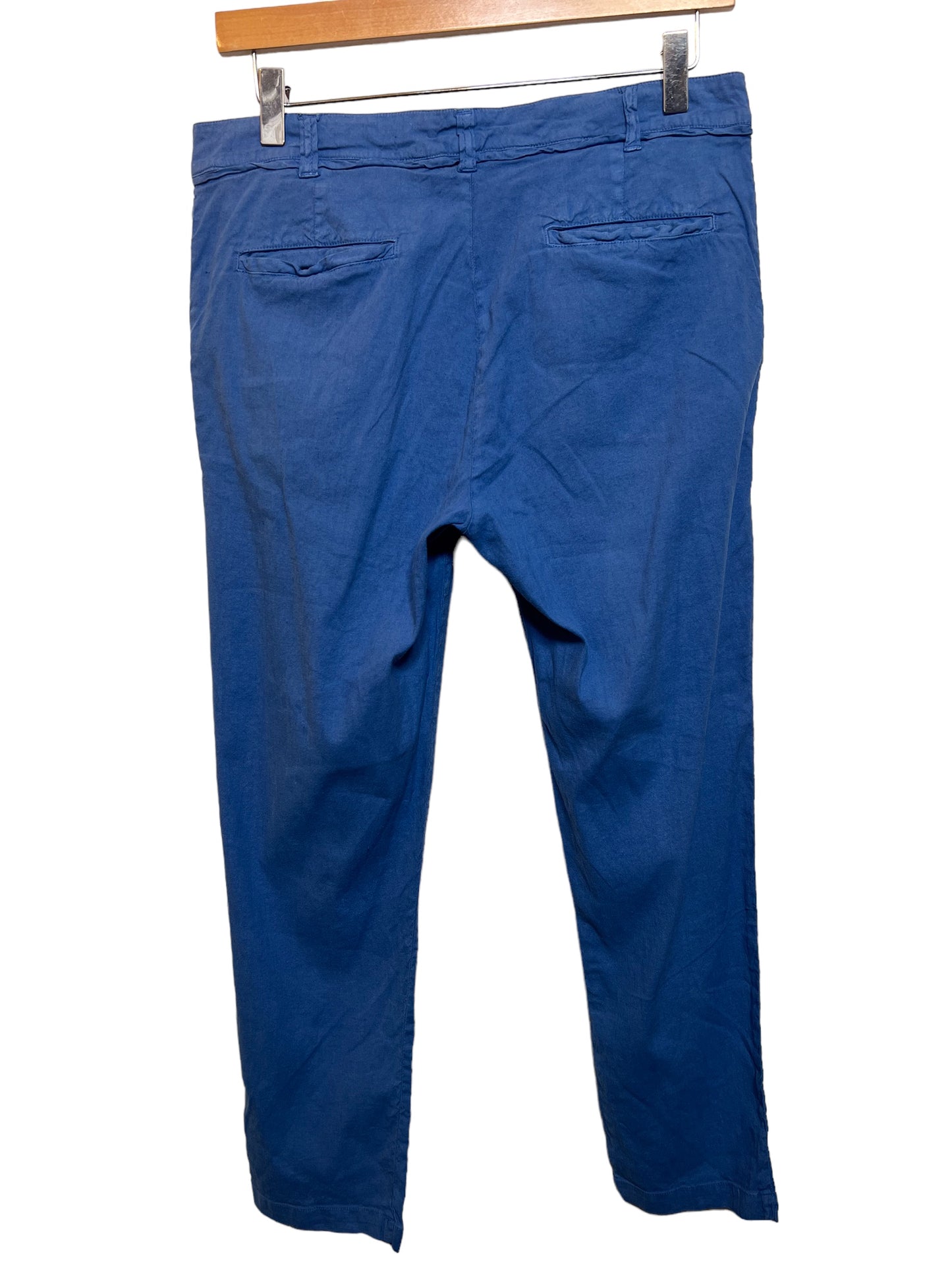 120% Lino Blue Men’s Linen Trousers (Size W30)