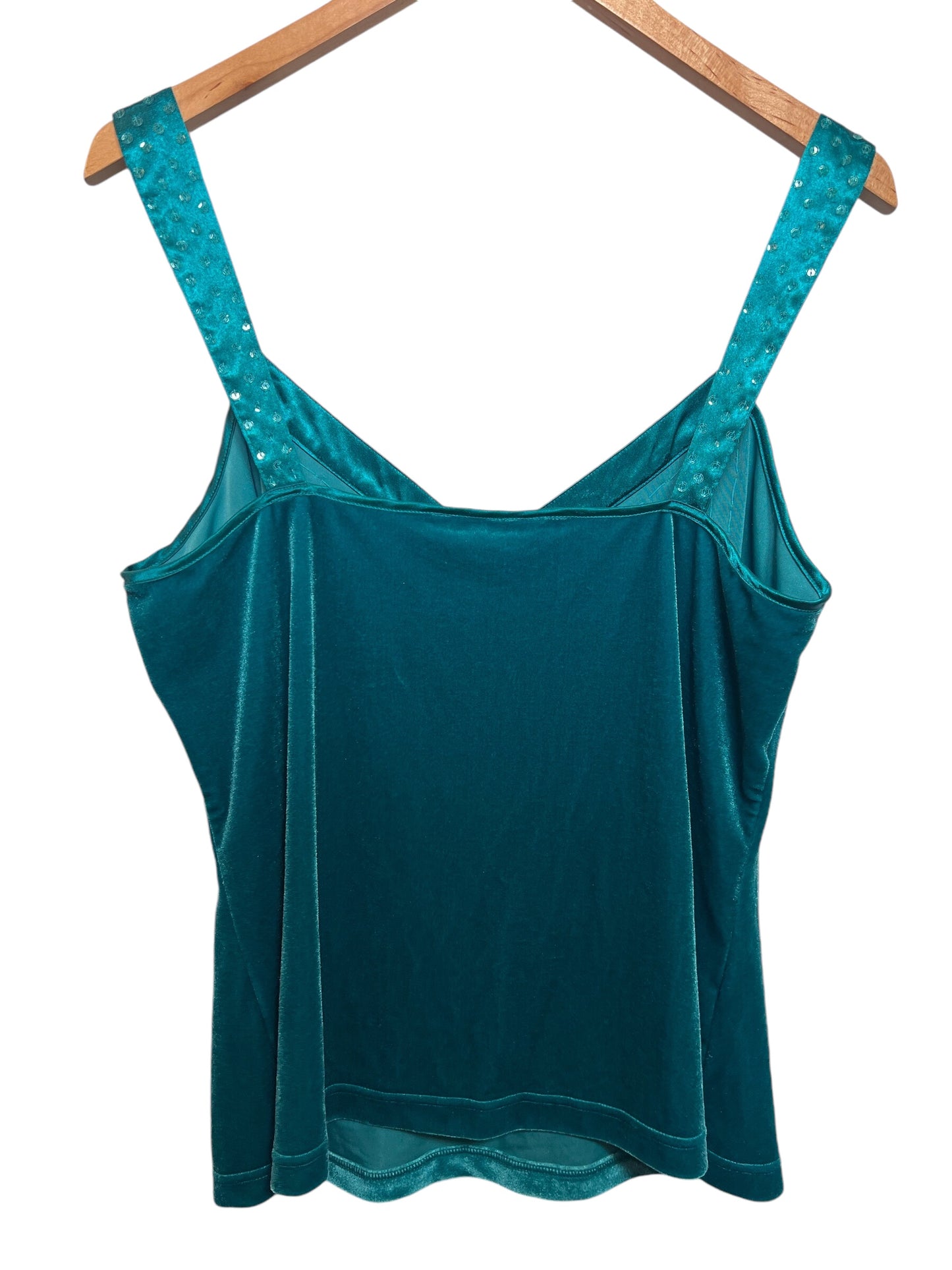 Women's Blue Strap Top (Size M)