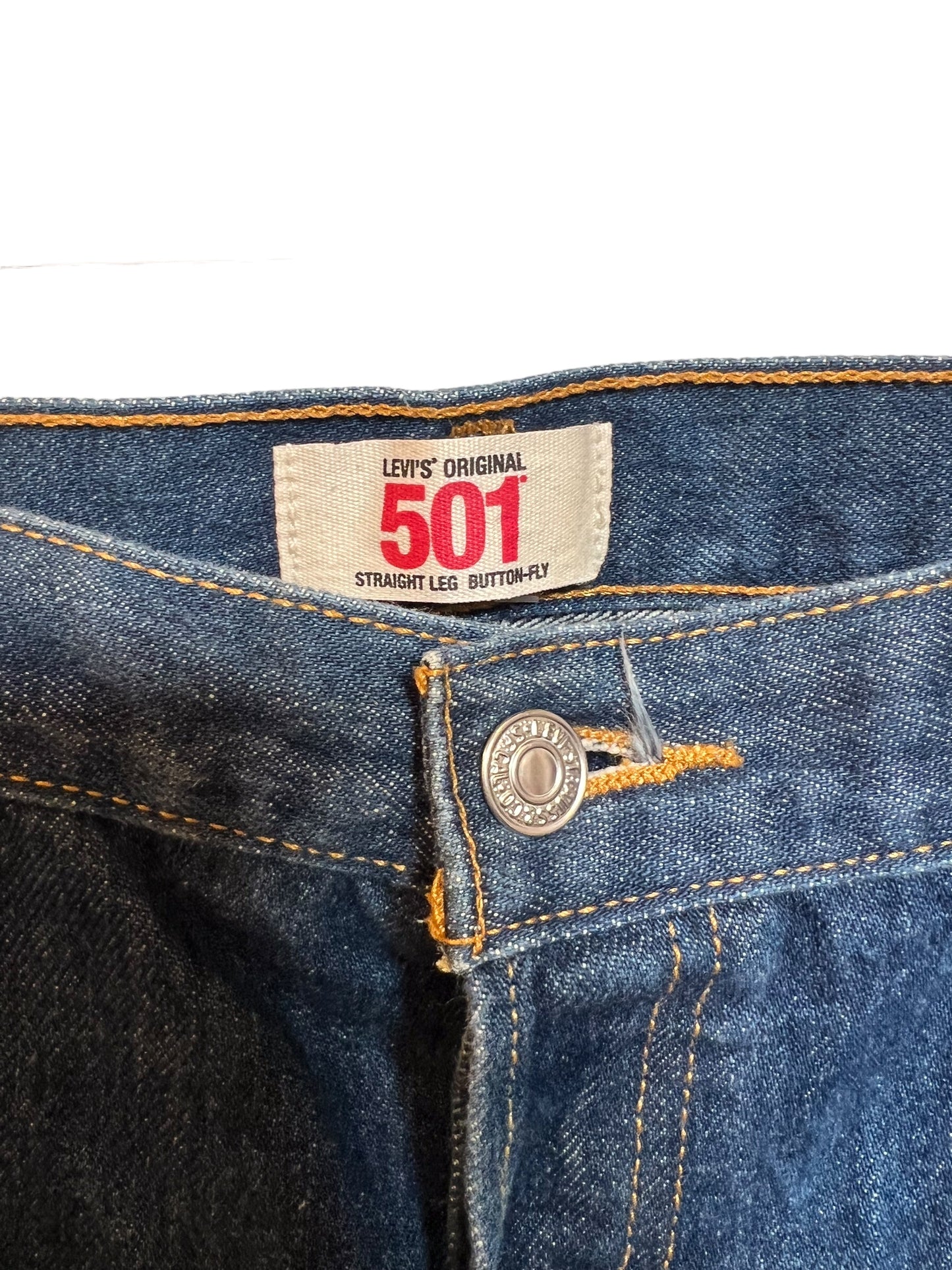 Levi's 501 Dark Blue Jeans (W36")