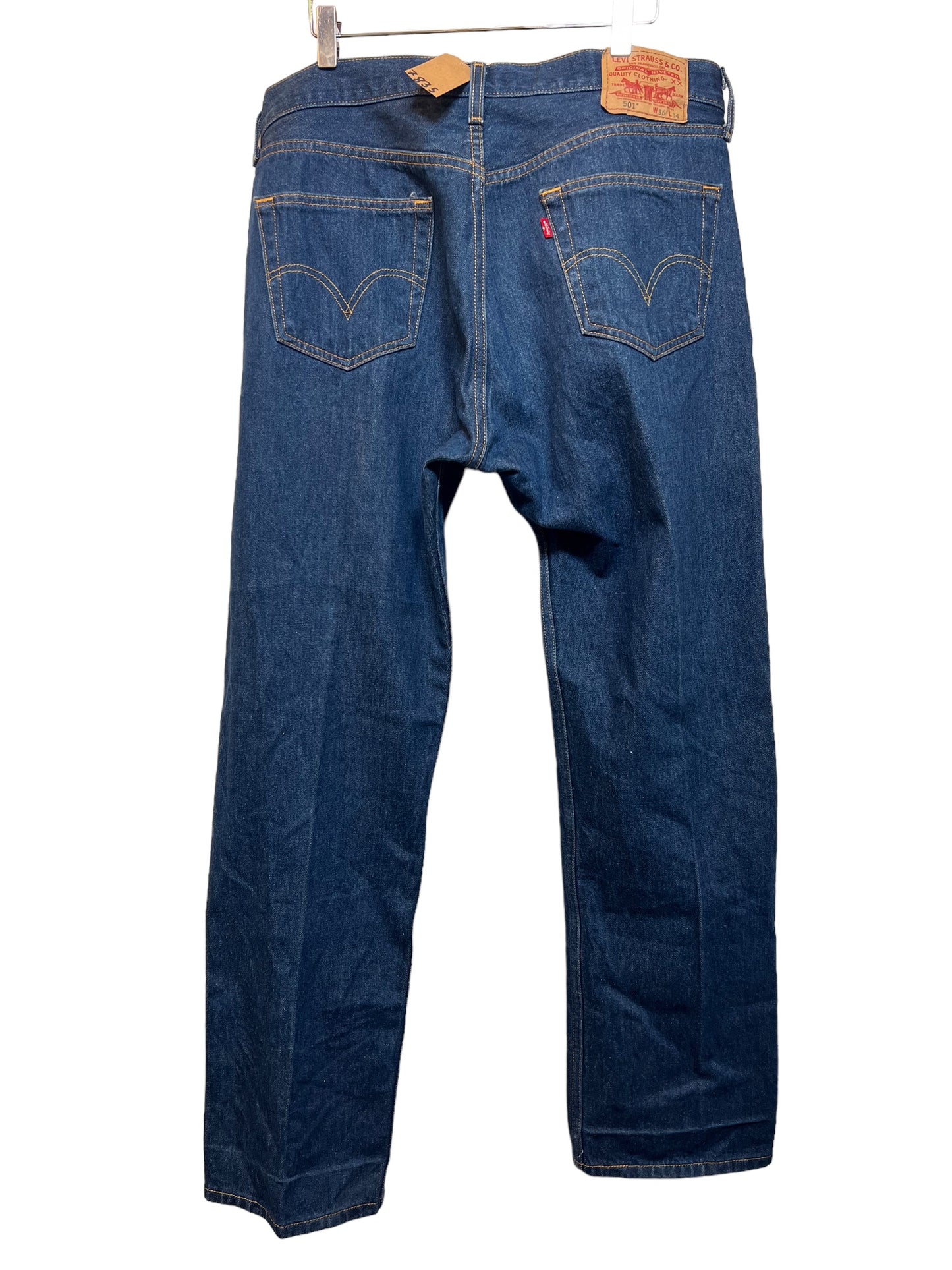 Levi's 501 Dark Blue Jeans (W36")