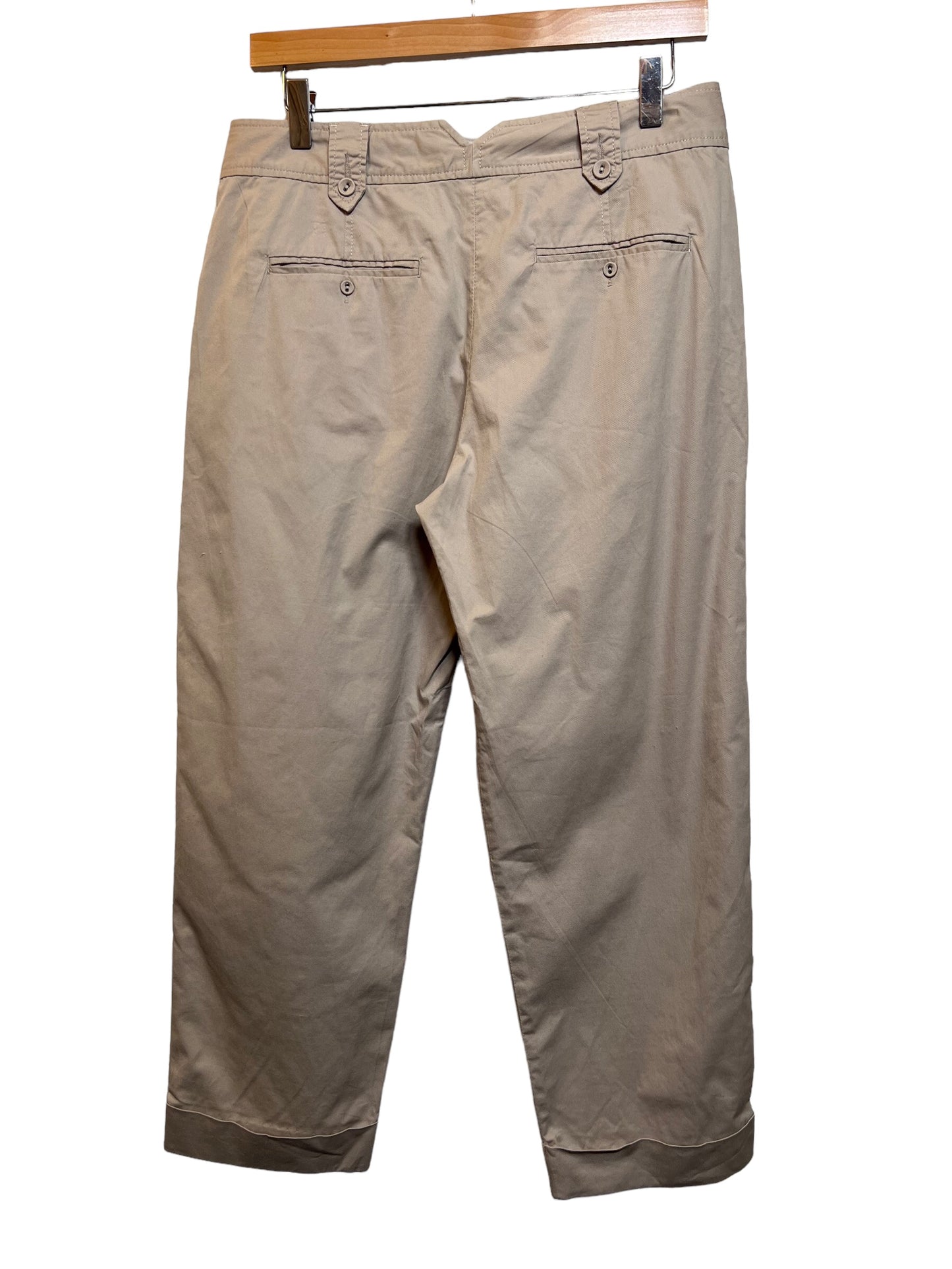 Great Plains Cropped Tan Trousers (W32)