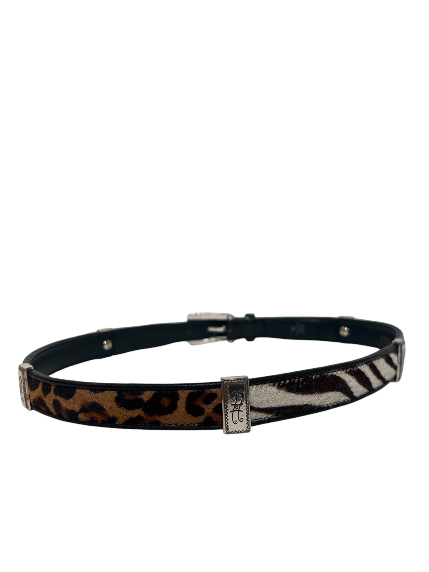 Brighton Animal Print Leather Belt