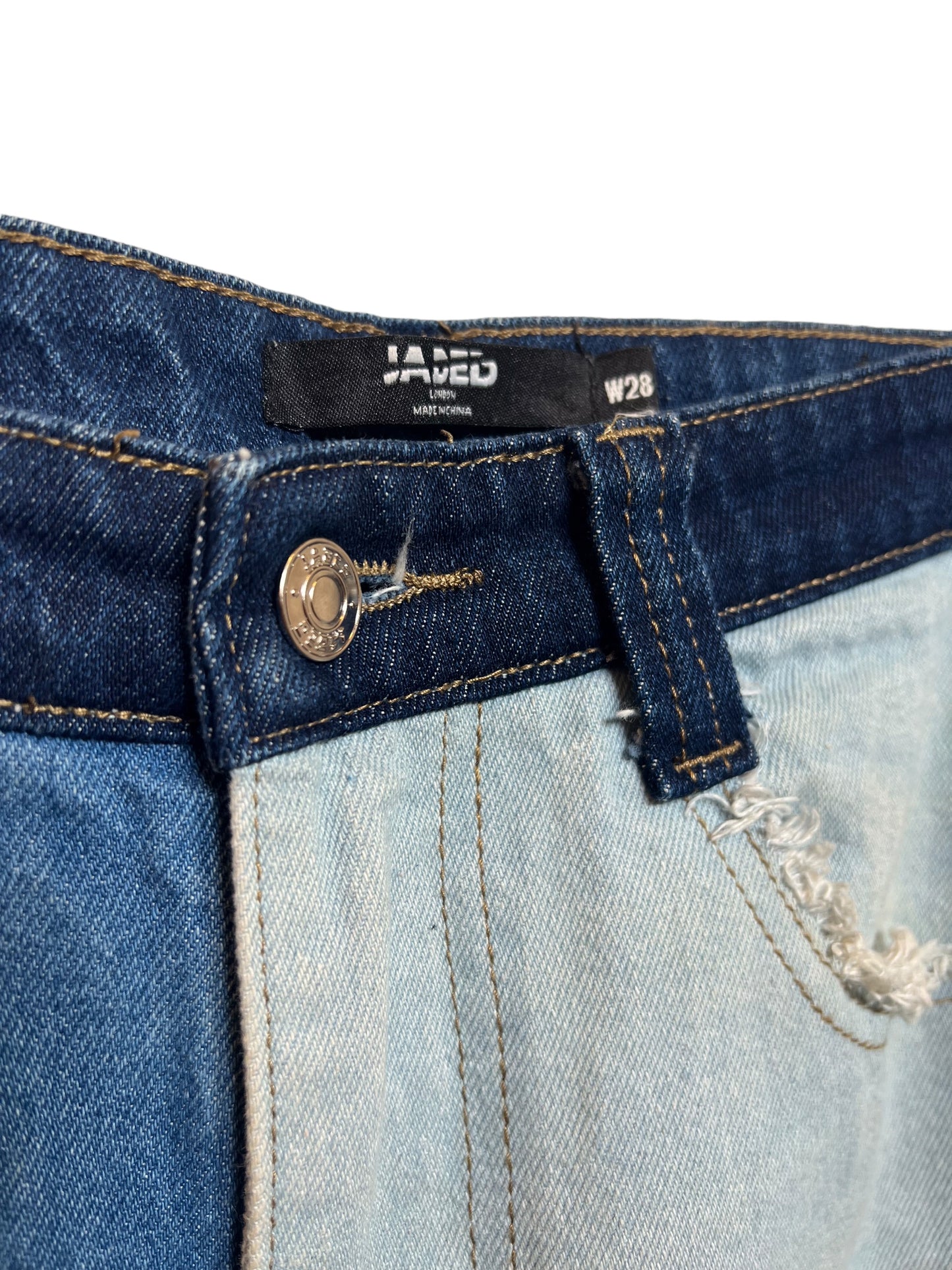 Jaded London Patchwork Jeans (Size W29)