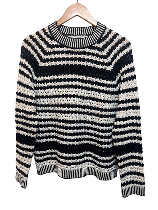 Papaya Black White Knitted Sweater (Size M)