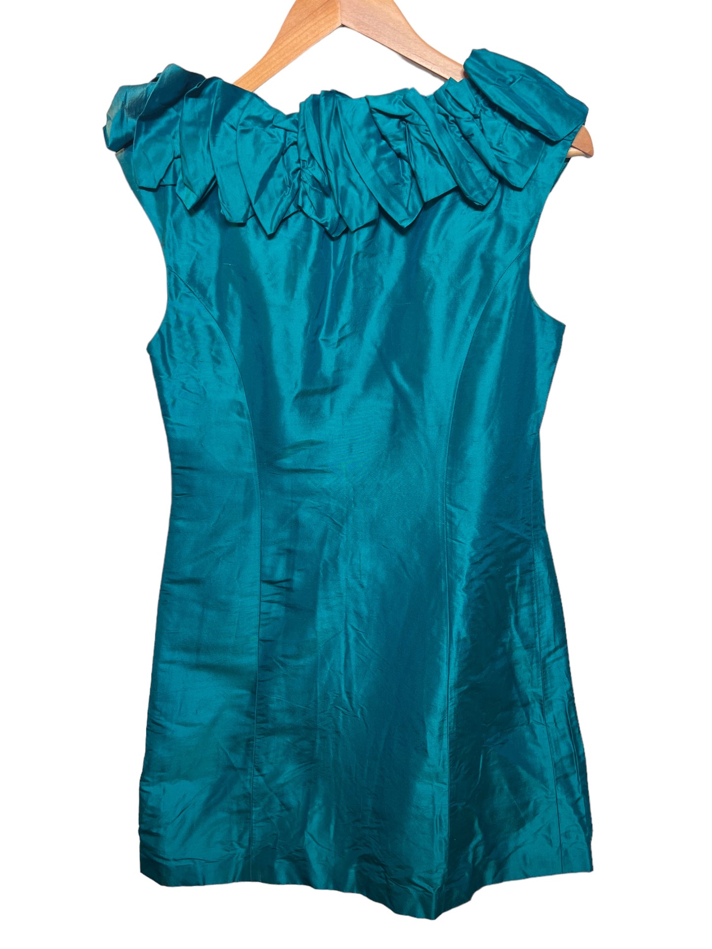 Women’s Blue Silk Dress (Size L)