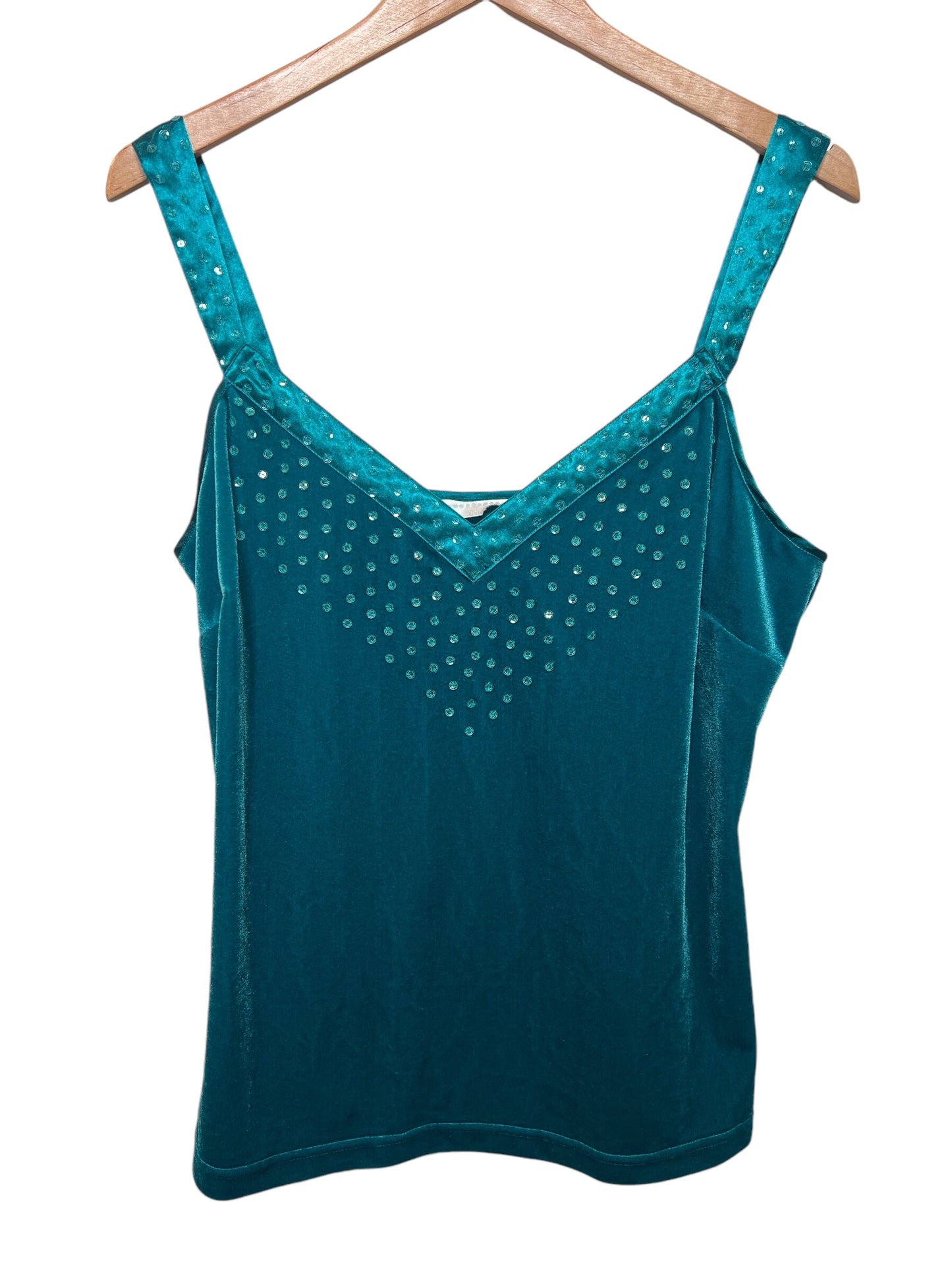 Women's Blue Strap Top (Size M)