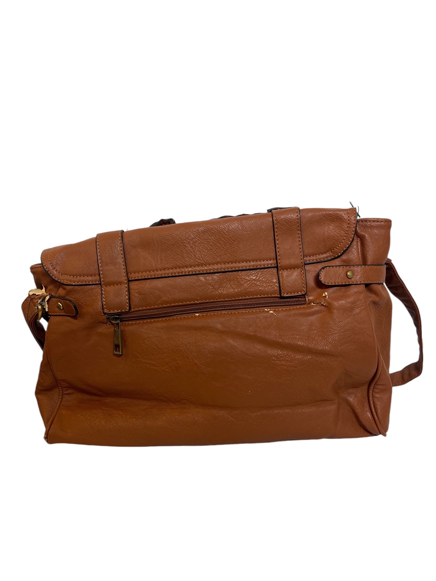 Mulberry Brown Leather Messenger Bag