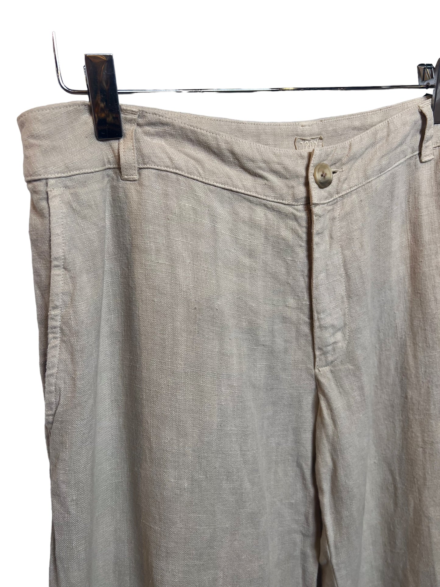 Men’s Linen Cream Trousers (30x33)