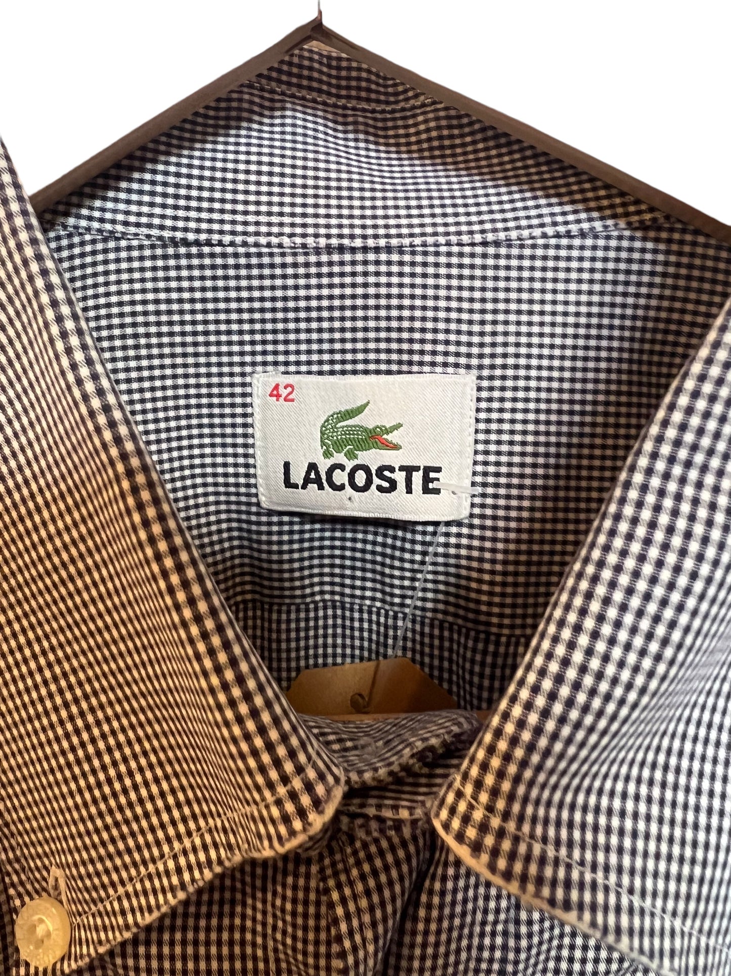 Lacoste Mens Long Sleeved Grey Shirt (Size L)