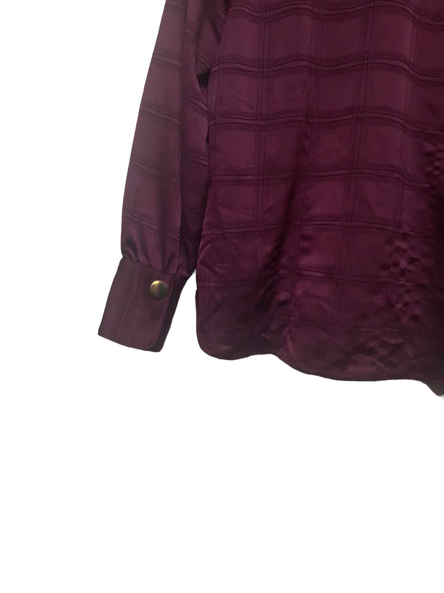 Women’s Burgundy Blouse (Size L)