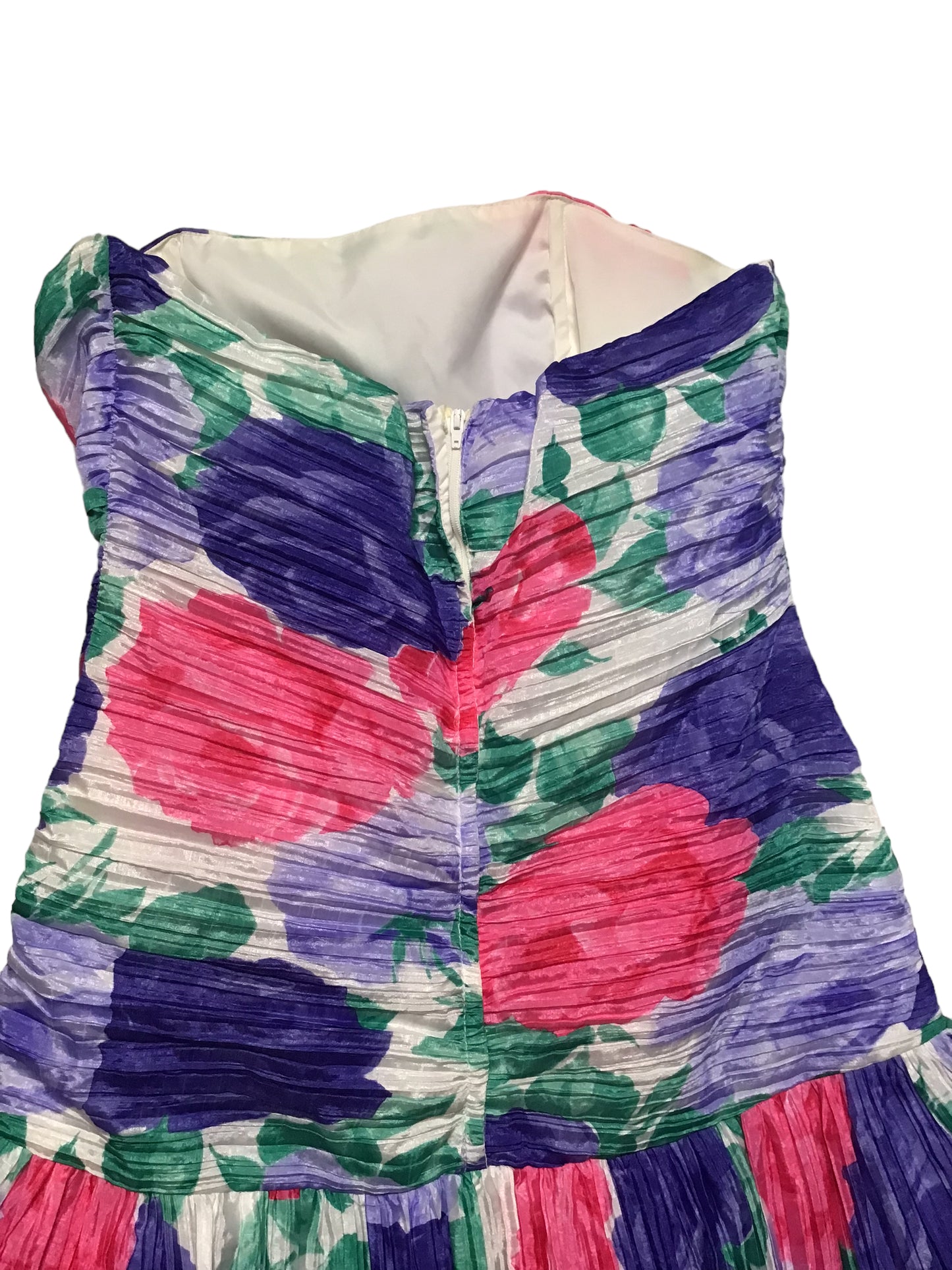 Katerina Floral Bandeau Dress (Size L)