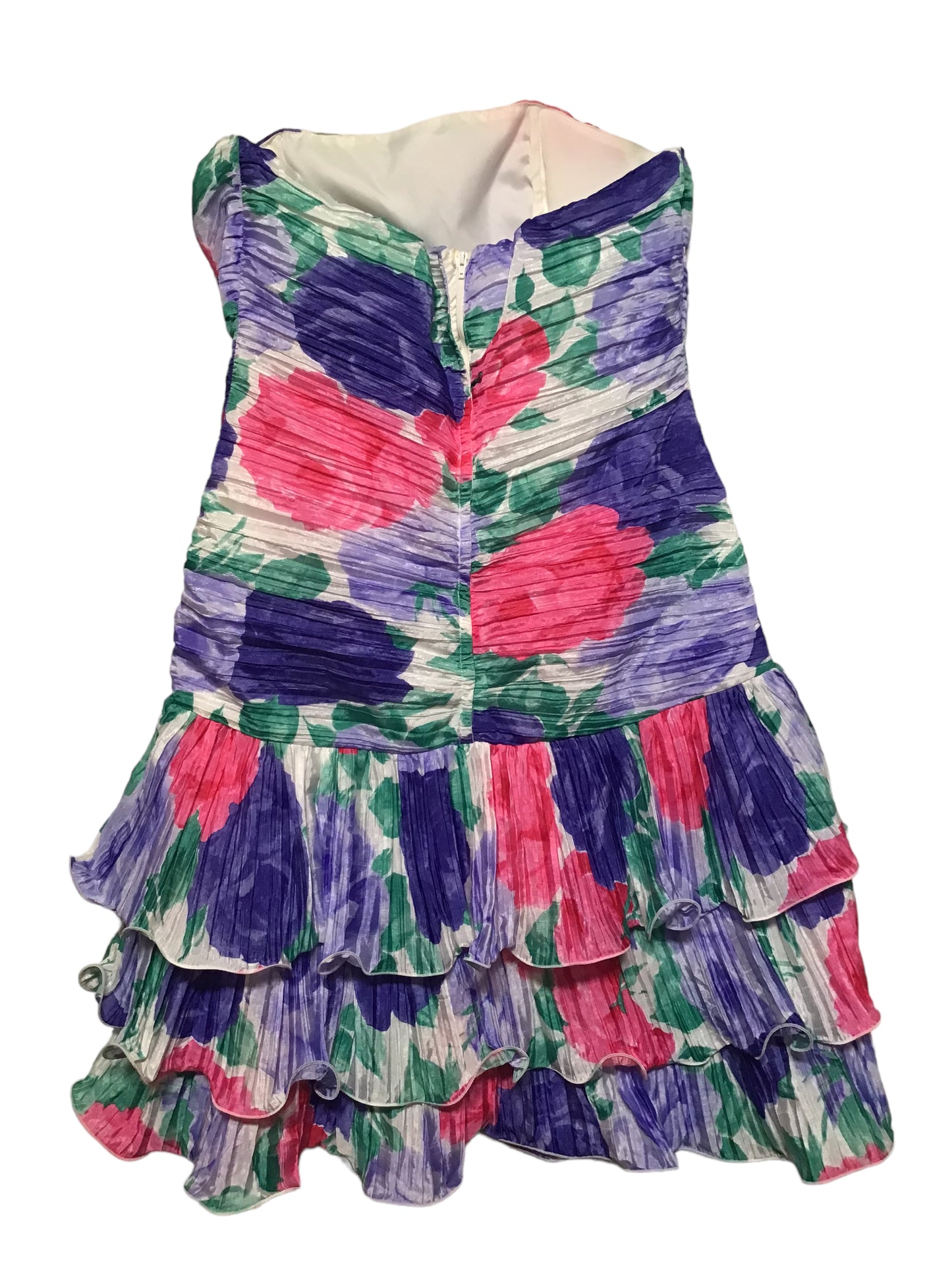 Katerina Floral Bandeau Dress (Size L)
