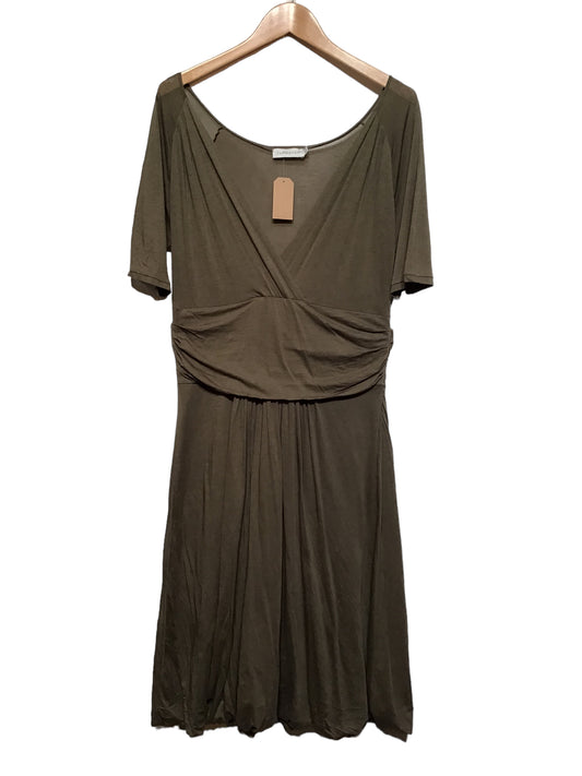 Turnover Khaki Dress (Size XL)