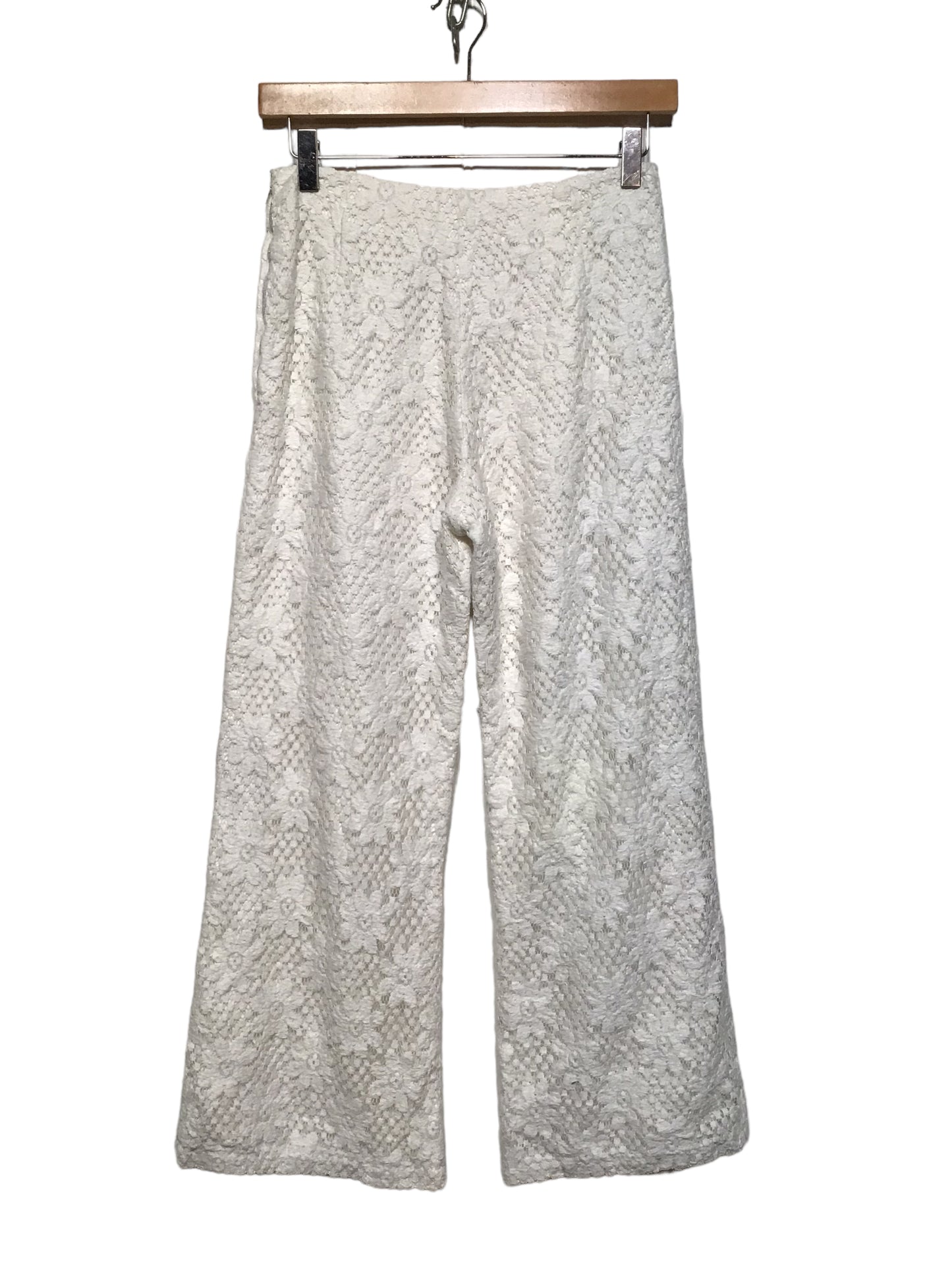 White Lace Trousers (Size M)