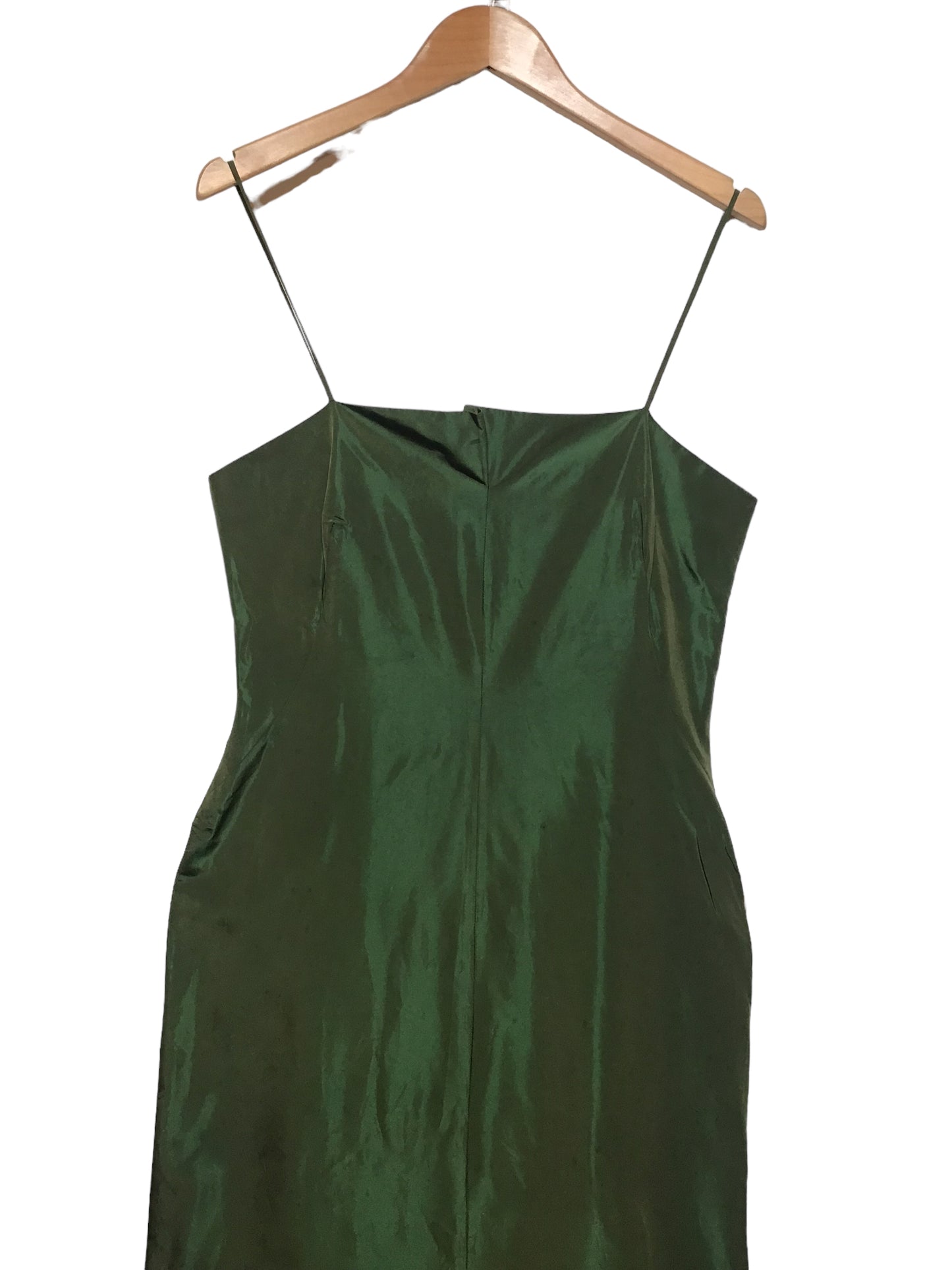 Green Metallic Dress (Size L)