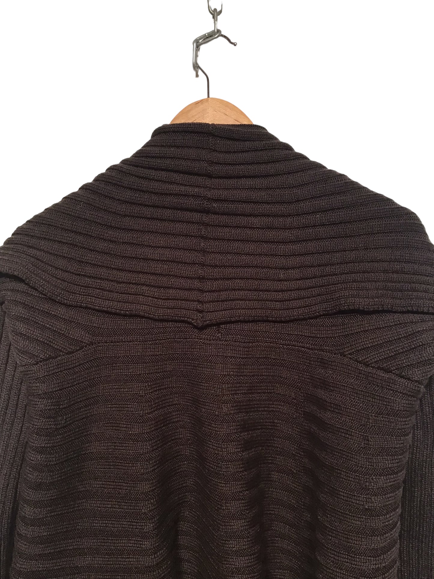 Brown Knitted Cardigan (Size M)