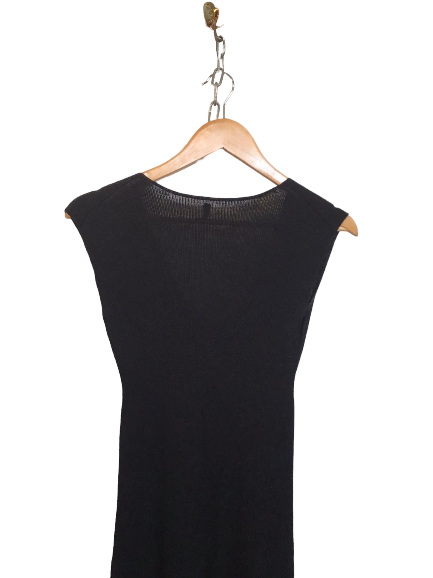 Black Knitted Dress (Size M)