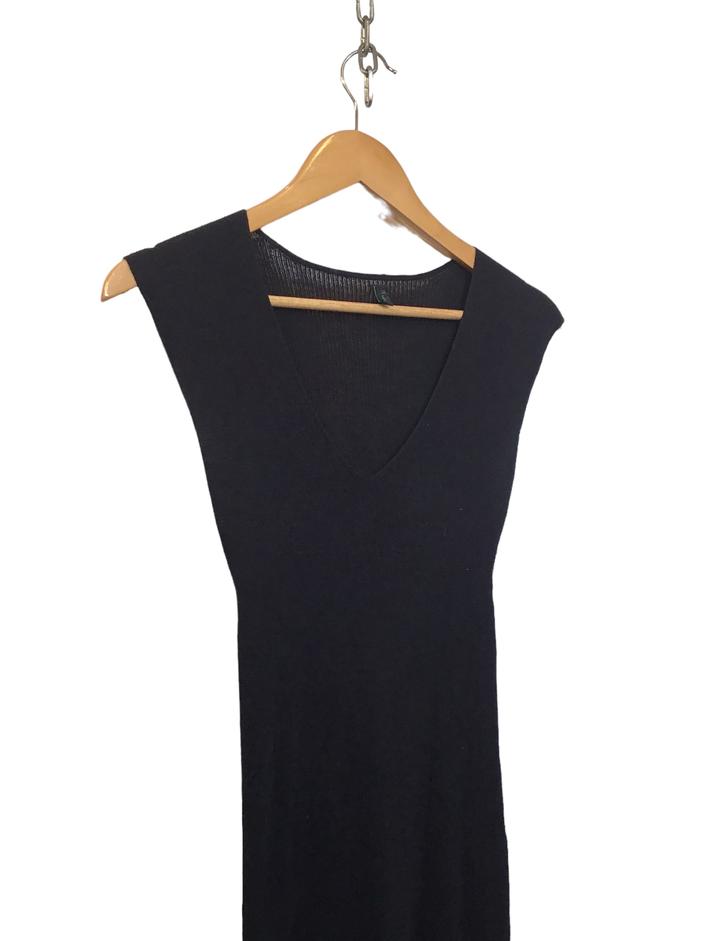 Black Knitted Dress (Size M)