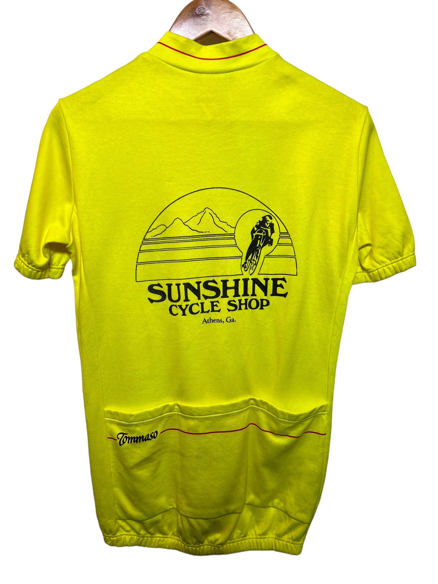 Men’s Yellow Cycling Jersey (Size S)