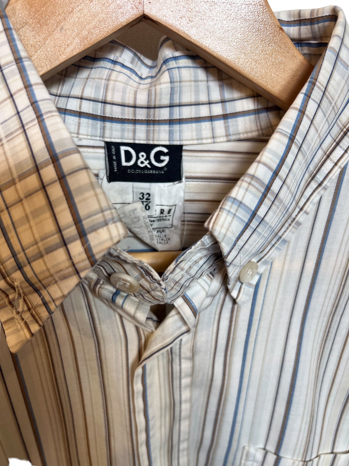 D&G Mixed Pattern Long Sleeve Shirt (Size S)