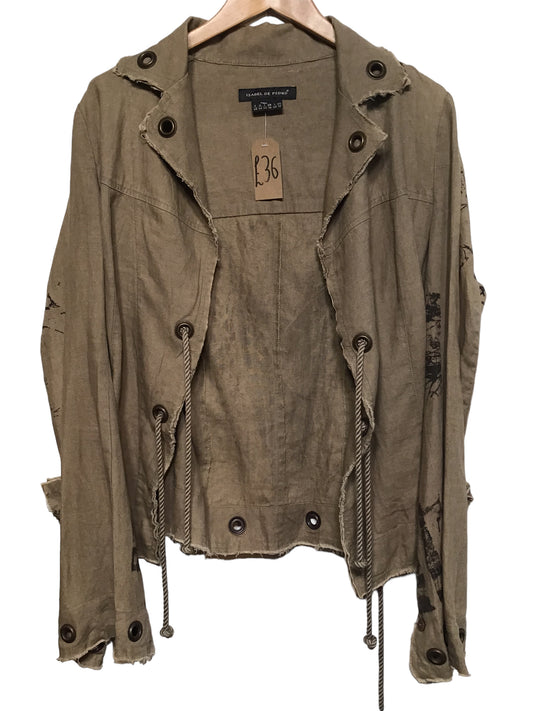 Isabel De Pedro Khaki Jacket (Size L)