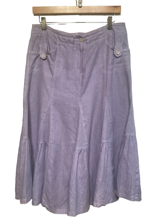 Gerard Darel Linen Skirt (Size L)