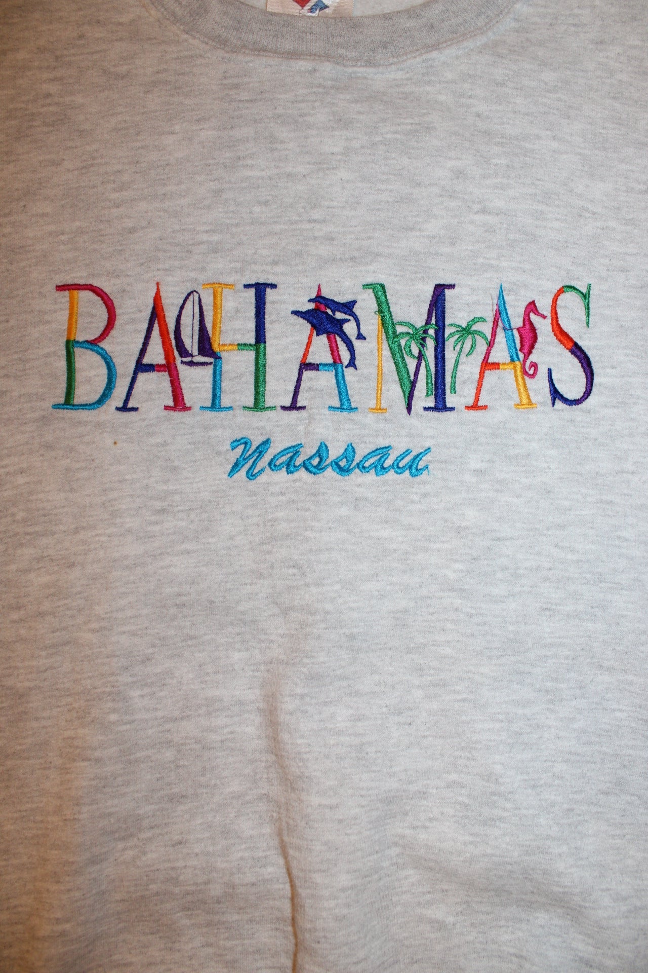 Bahamas Nassau Mens Grey Sweatshirt (Size XL)