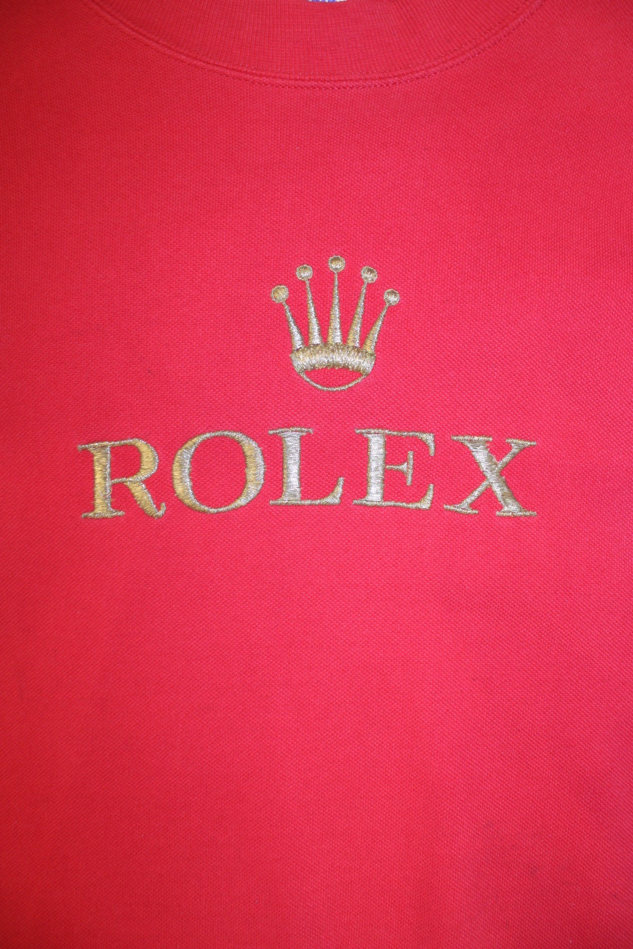 Rolex Mens Red Sweatshirt (Size XL)