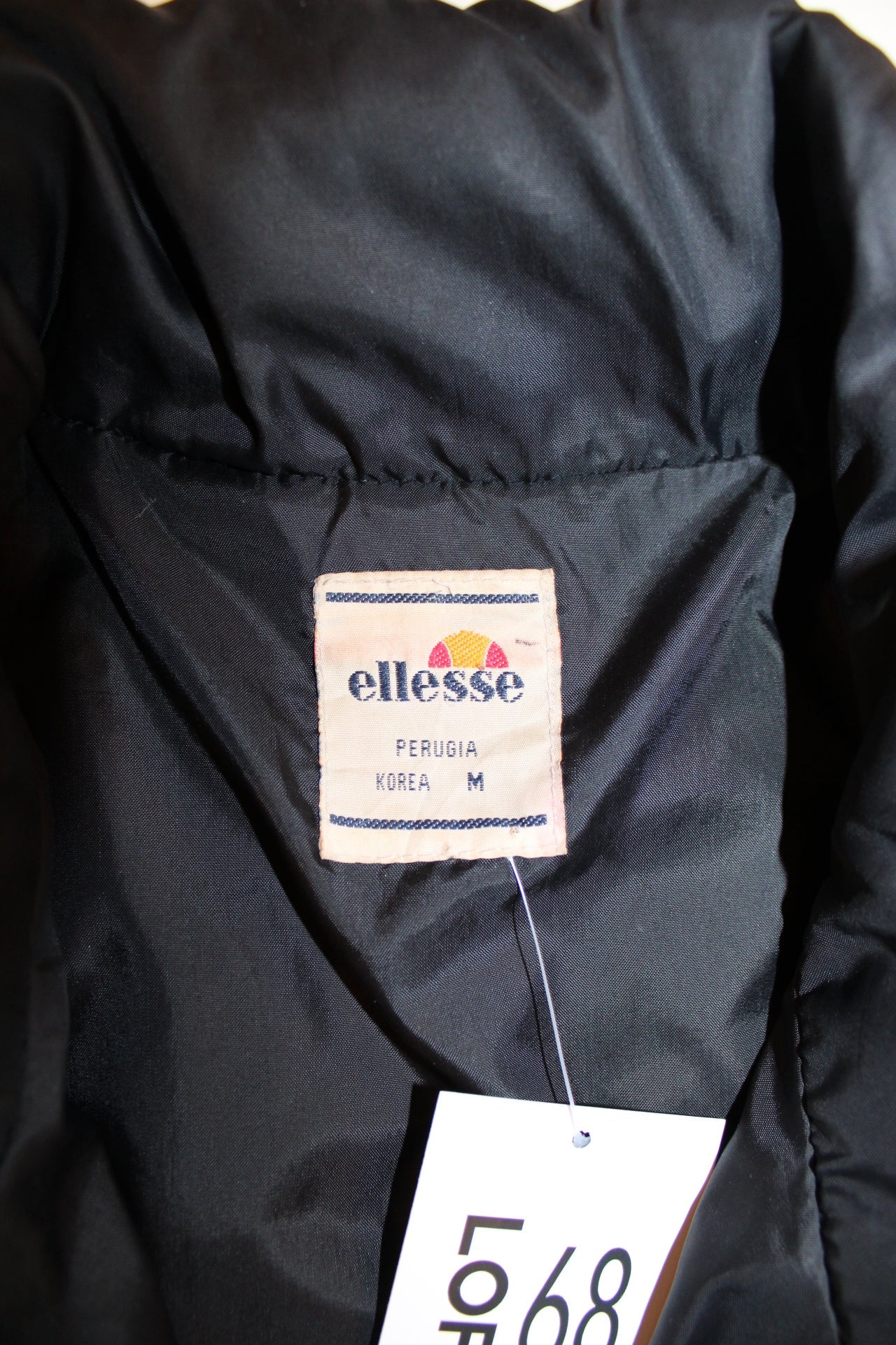 Ellesse Mens Black Puffer Coat (Size M)