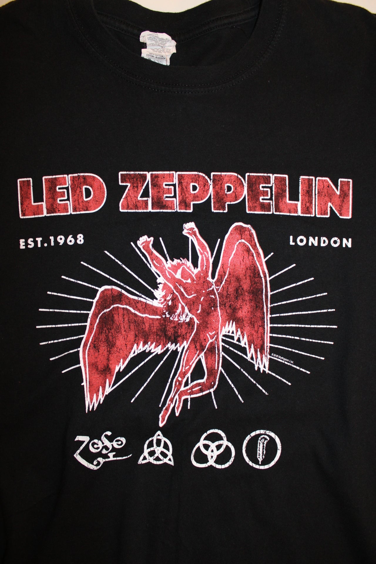 Led Zeppelin Mens T Shirt (Size M)