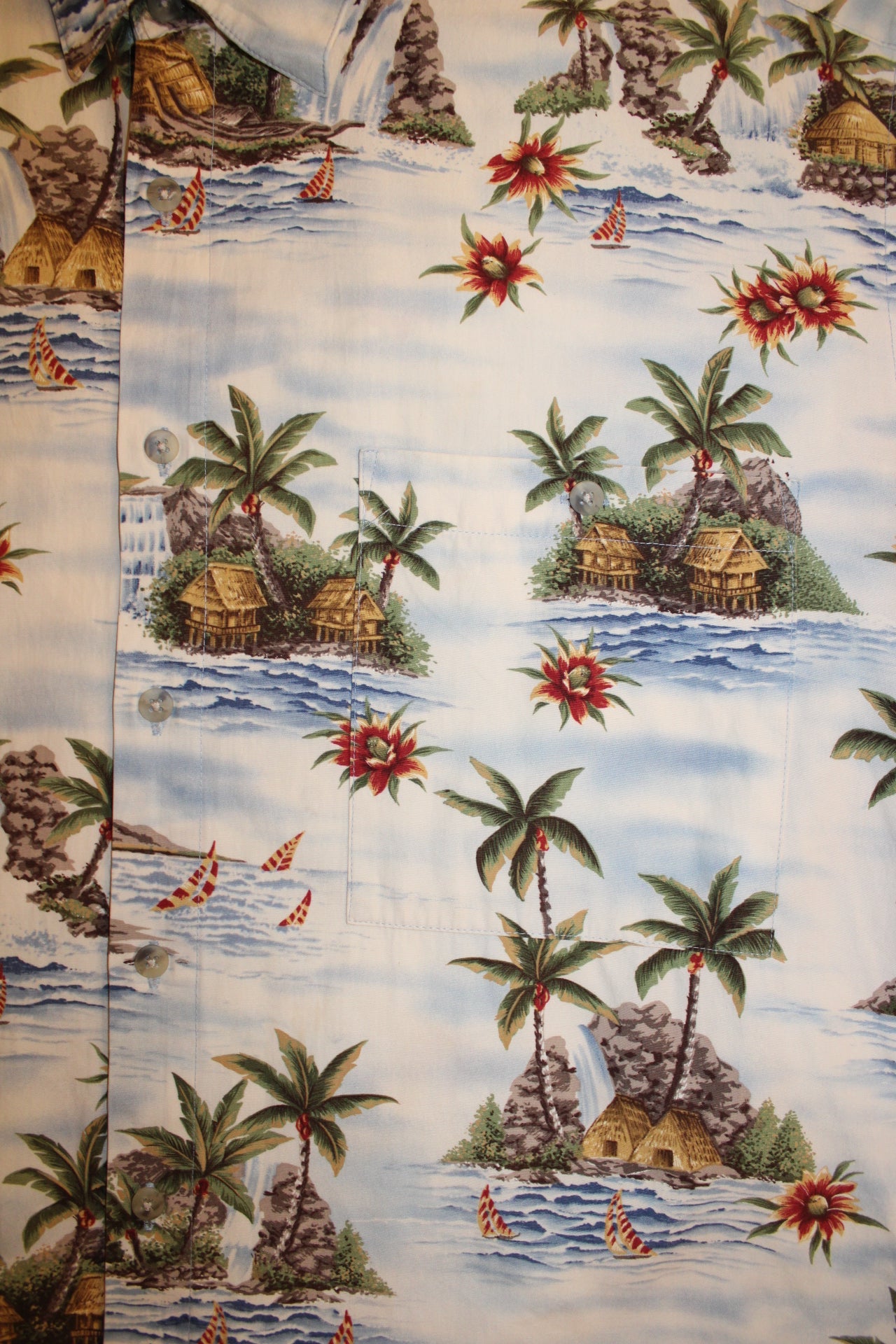 Campia Mens Hawaiin Shirt (Size L)