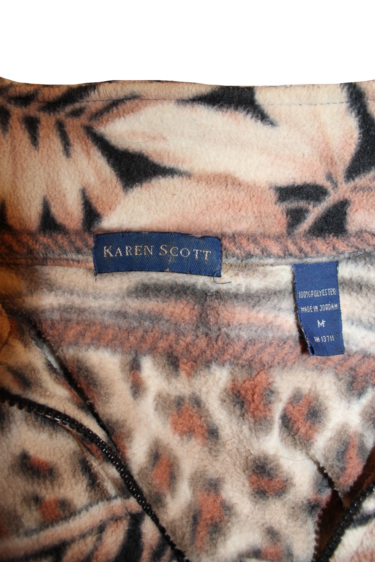 Karen Scott Zipped Fleece (Size L)