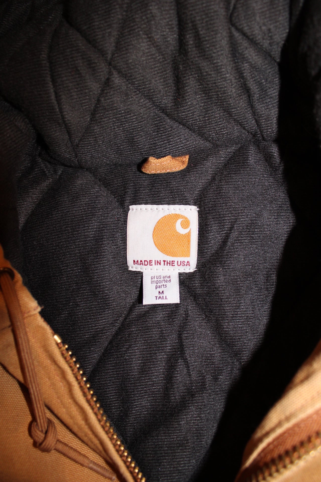 Carhartt Zipped Hooded Jacket (Size M)