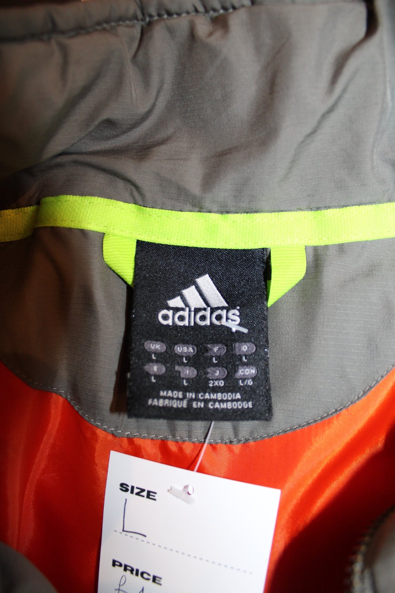 Adidas Zipped Jacket (Size L)