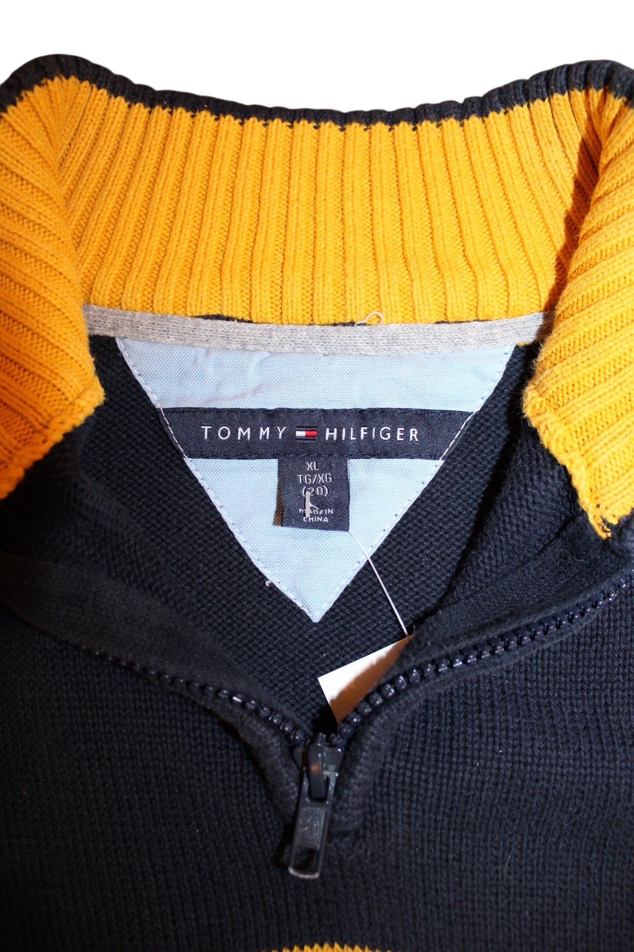 Tommy Hilfiger Quarter Zip Sweater (Size XXL)