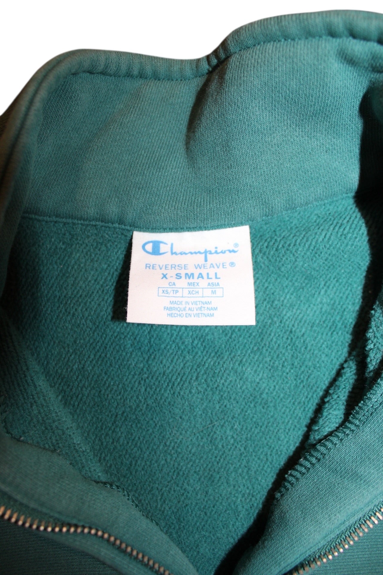 Champion Quarter Zip Sweatshirt (Size XS)