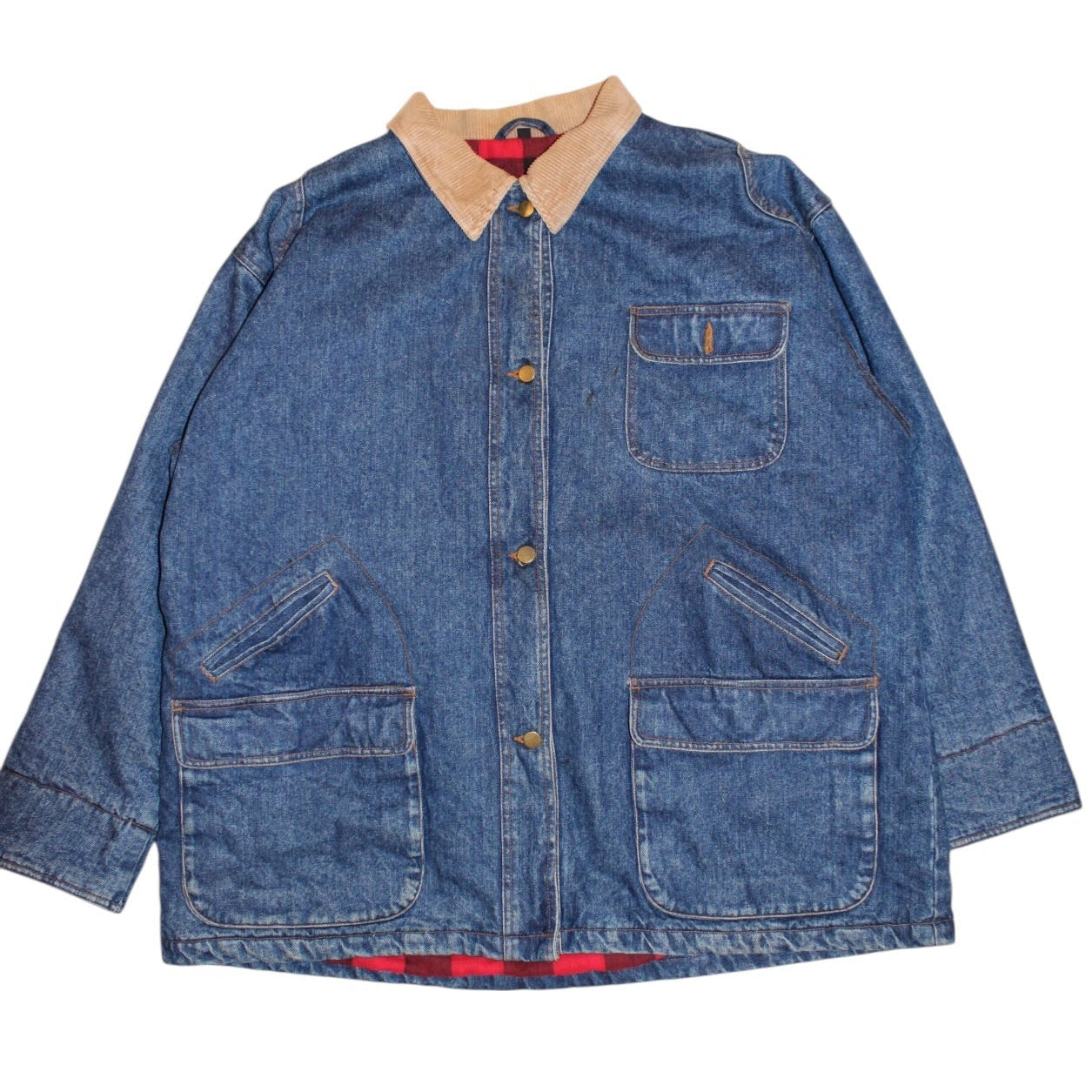 Spencer Douglas Fleece Lined Denim Jacket (Size XXL)