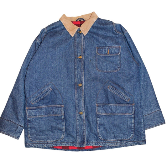 Spencer Douglas Fleece Lined Denim Jacket (Size XXL)