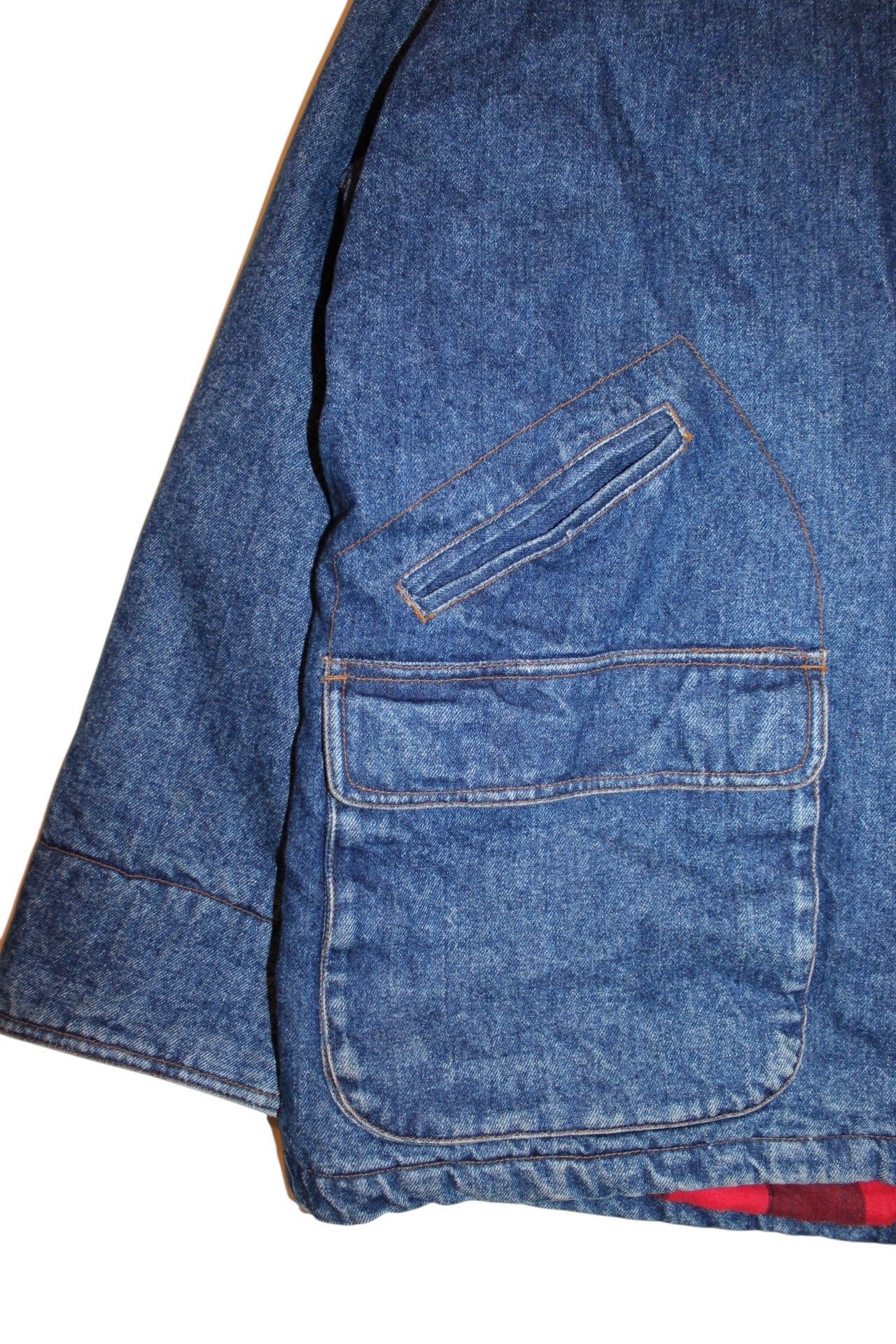 Spencer Douglas Fleece Lined Denim Jacket (Size XXL)