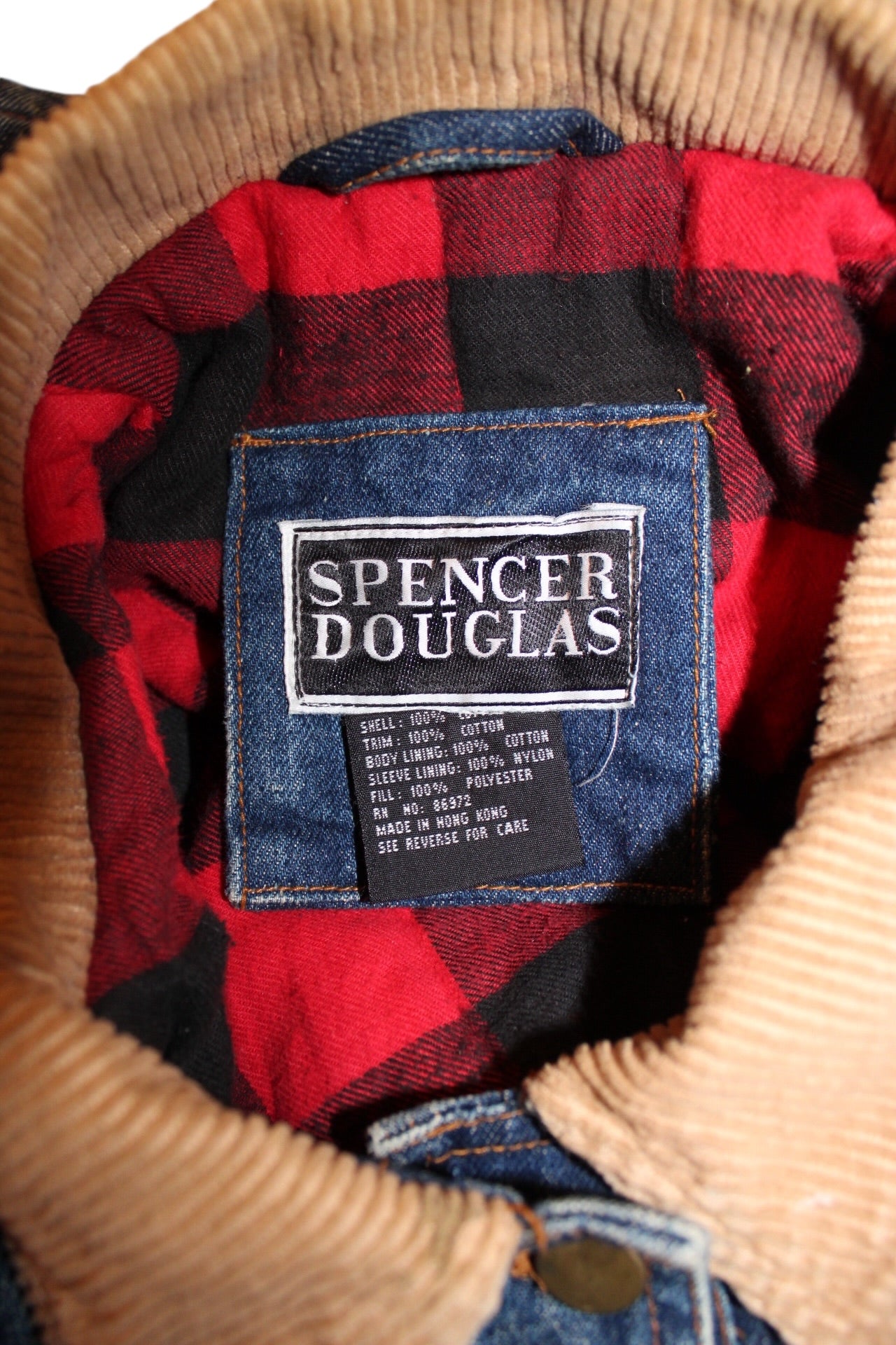 Spencer Douglas Fleece Lined Denim Jacket (Size XXL)